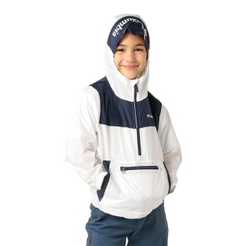 Columbia Jakne Za Dječake - Bloomingport Windbreaker Bijele Tamnoplave | NRIW-25791